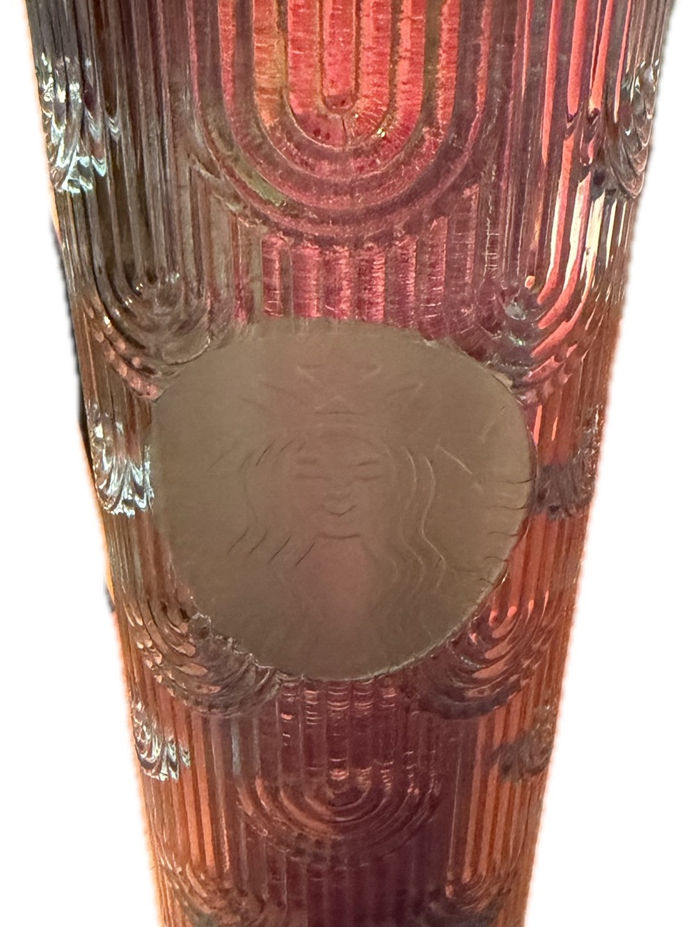 Starbucks 2022 iridescent mermaid embossed tumbler Embossed Tumbler